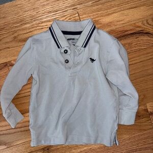 Light Gray Kids Polo Shirt by Next